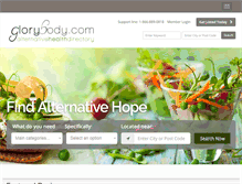 Tablet Screenshot of glorybody.com
